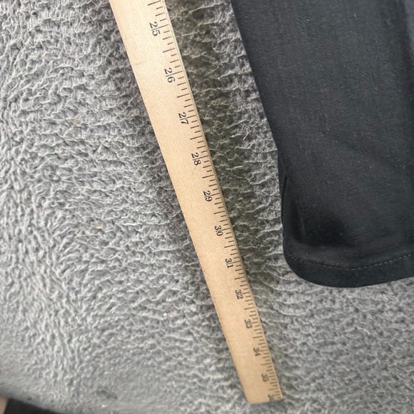 Lauren Ralph Lauren Modern 18 Black Cotton Denim Straight Curvy Stretch Workwear - Picture 10 of 12